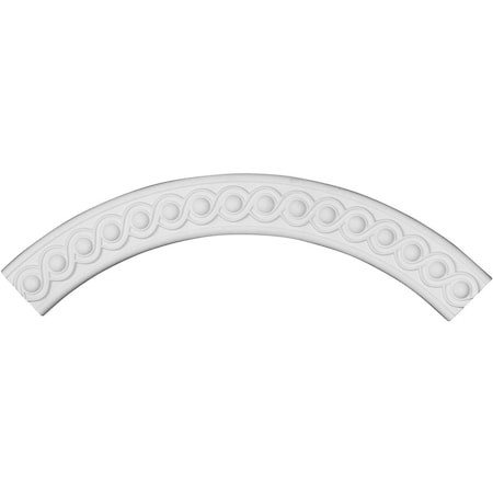 Ekena Millwork 28 3/4"OD x 23 5/8"ID x 2 5/8"W x 5/8"P Hillsborough Ceiling Ring (1/4 of complete circle) CR29HI